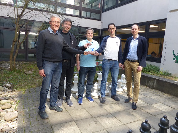 Günther Rapp (Göppingen), Jörg Jansen (KK HT), Armin Jäschke (Ostfildern), Elmar Braig (Ulm) und Thorsten Haber (DSJ)